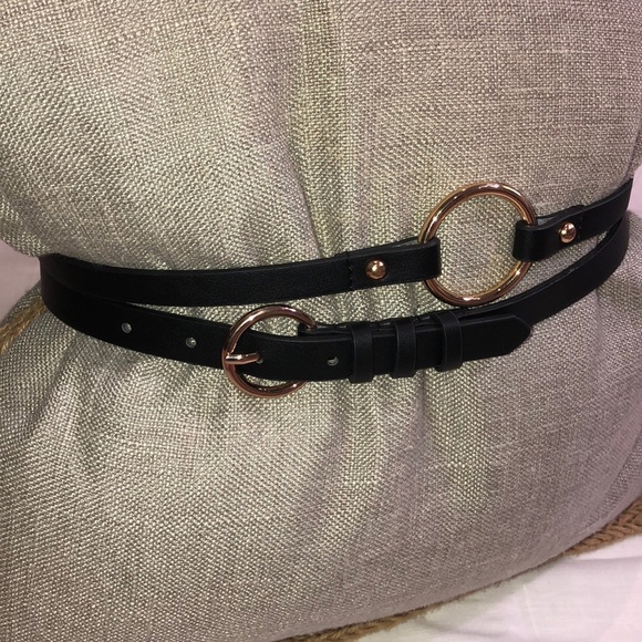 BCBGeneration Accessories - BCBG / Size S/M black/gold equestrian belt